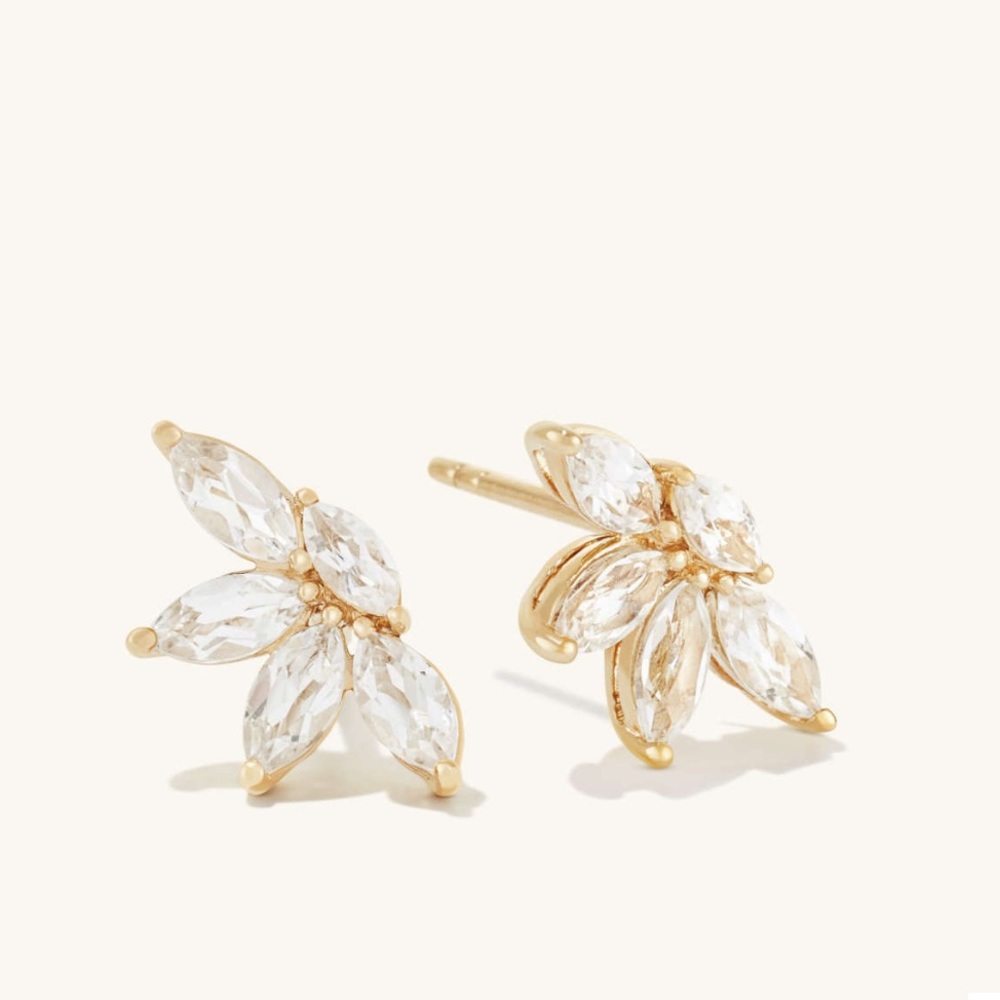 Mejuri Marquise Topaz Earrings